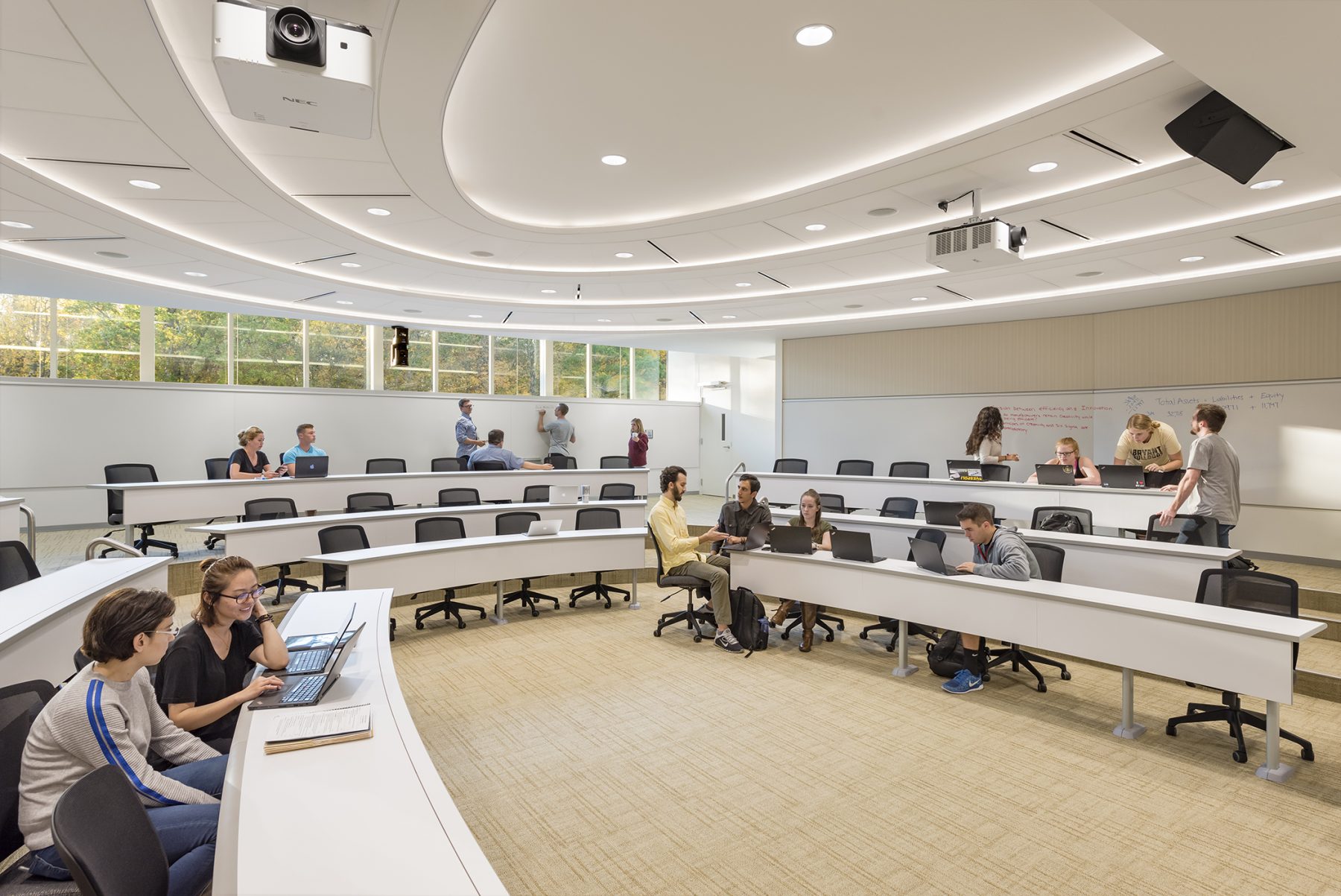 Boston university academic setting